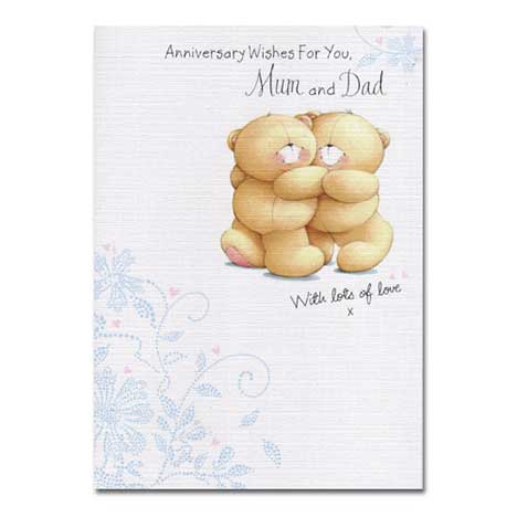 Mum & Dad Anniversary Forever Friends Card